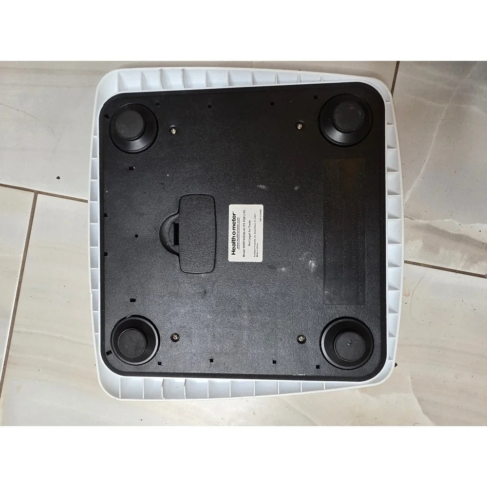 Health o meter Digital Bathroom Scale White Black Model HDR743DQ6-41-PS F3